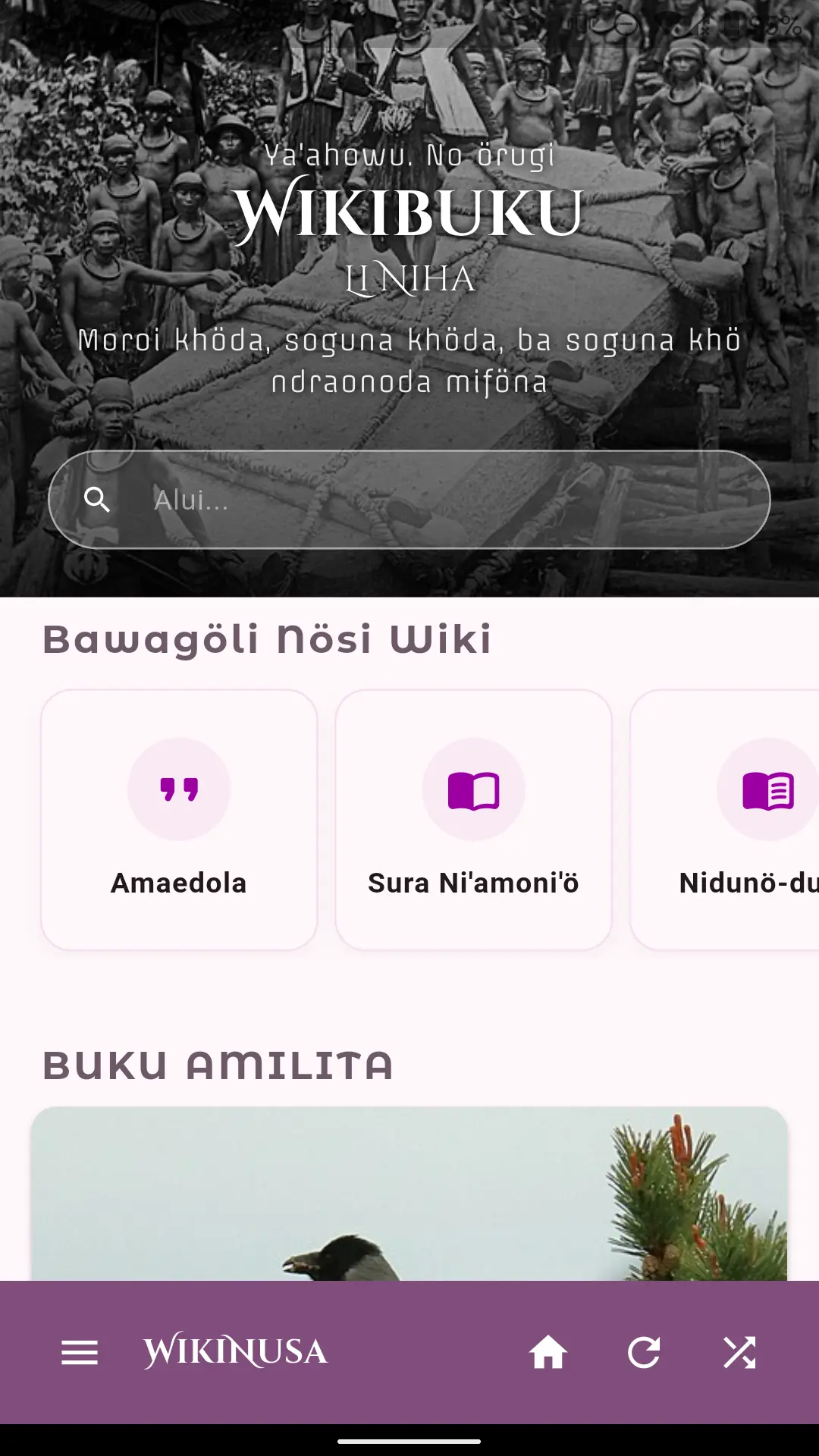 Halaman depan Wikibuku