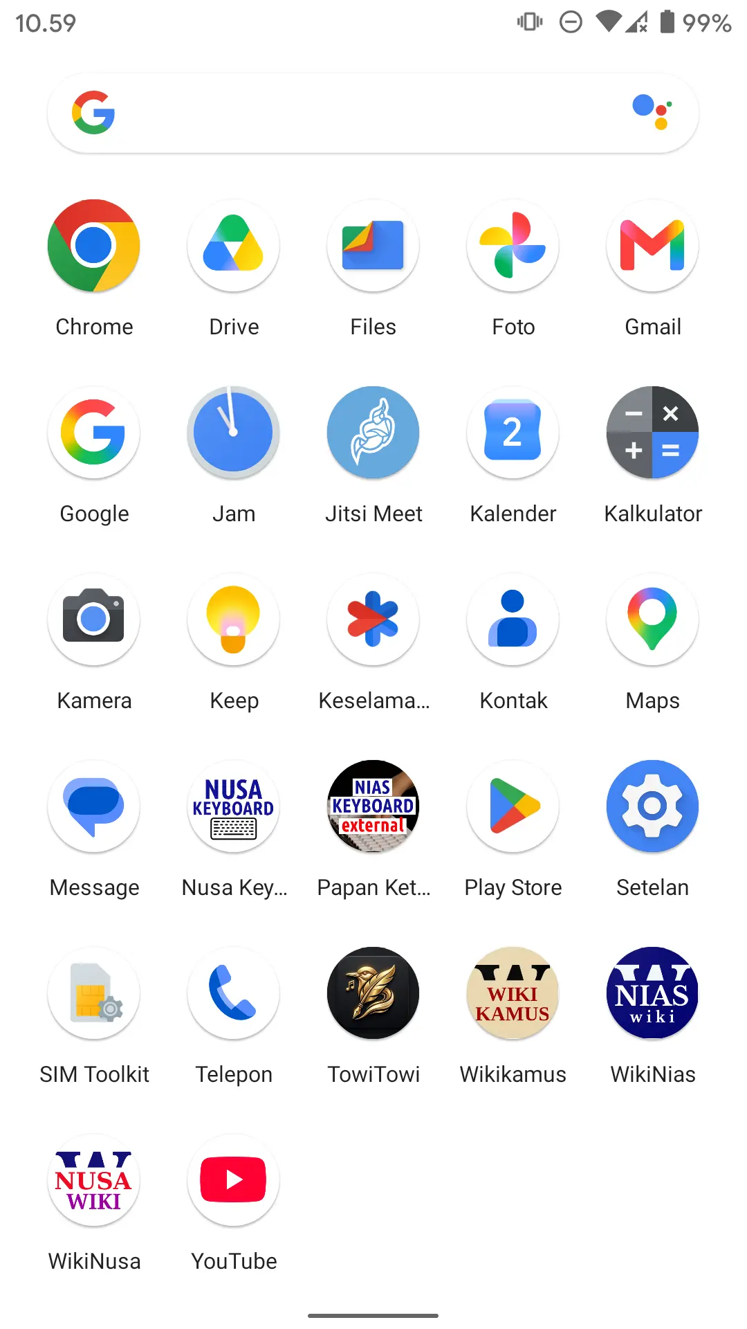 Nusa Keyboard di laci aplikasi